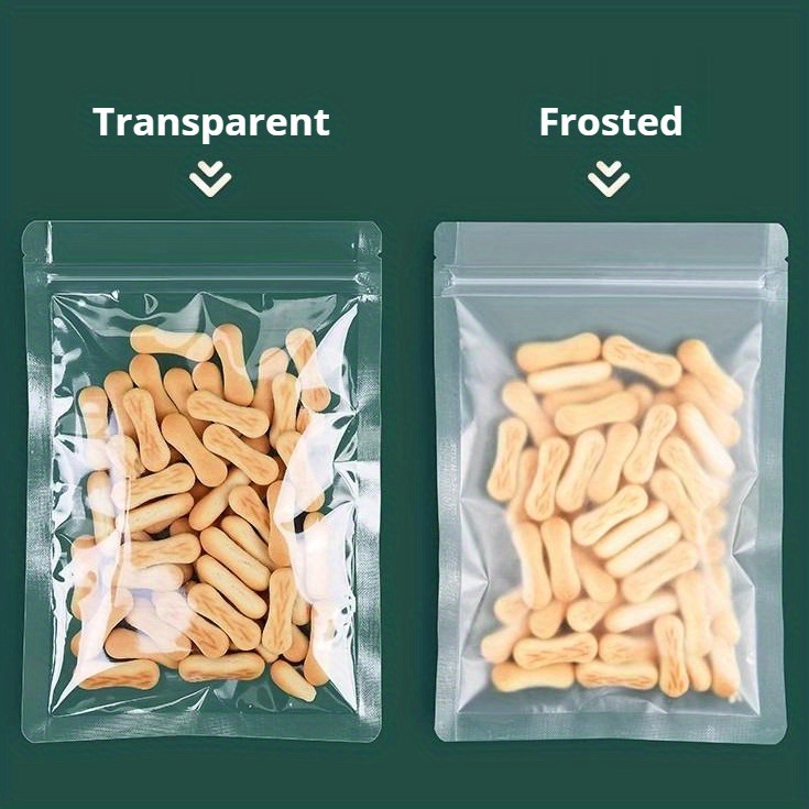Leakproof Clear Zipper Bag For Food Storage And Fresh - Temu