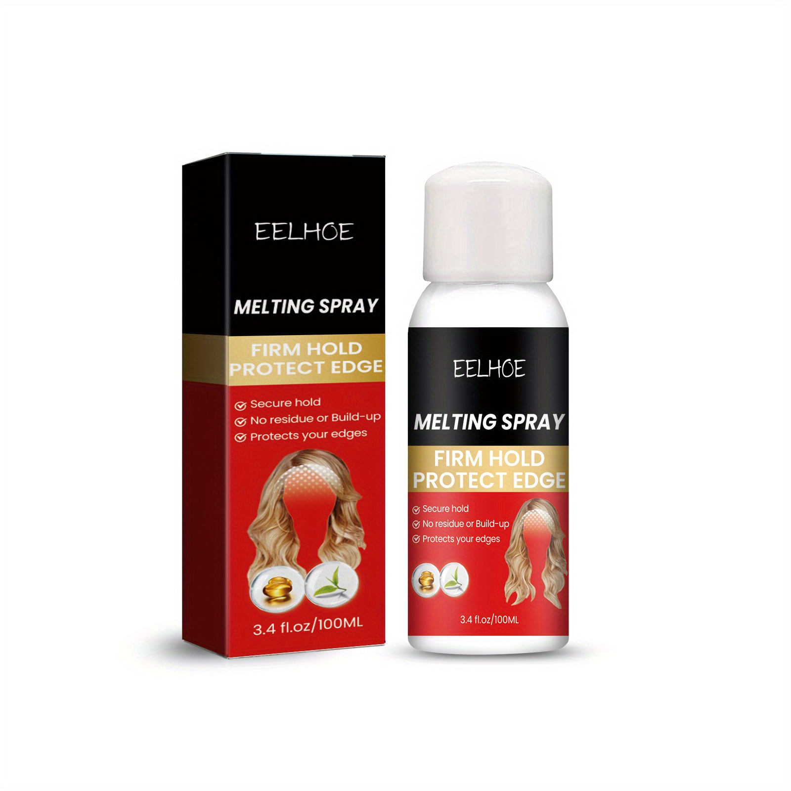 Lace Melting Spray and Holding Spray(120ml), Extreme Hold Melting