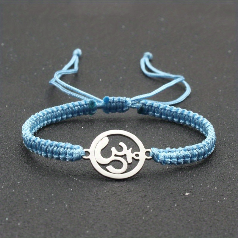 Stainless Steel OM Bracelet for Couples