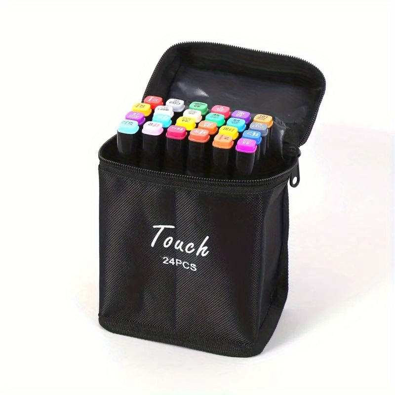 Marker Touch Set Children'S Color Oily 12/24/48/80 Color Double-Headed Pen  Wholesale Art Brush - AliExpress