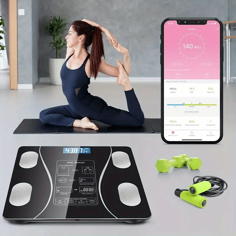 Juxori Weight Scale, Solar Powered, USB Charging, Body Fat Monitor, LCD  Digital Display, Health Care Linkage, Weight BMI, Fat Percentage, Built-in Fat  Percentage, iOS/Android App, Smart Scale 