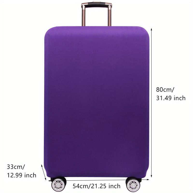 Ustell Thickened Luggage Cover Elastic Suitcase Protective Cover For 18-30  Inches Suitcase, Travel Accessory With Artistic Letter Pattern, Washable