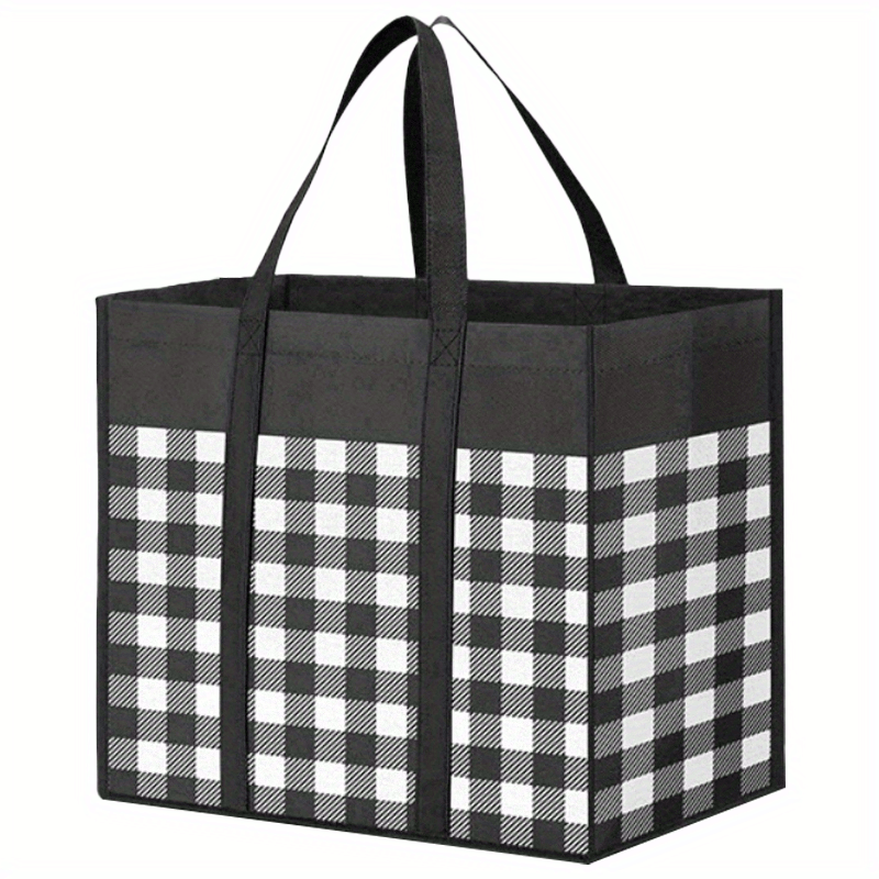 Eco-friendly Reusable Large Foldable Tote Bag - 50 LBS Capacity