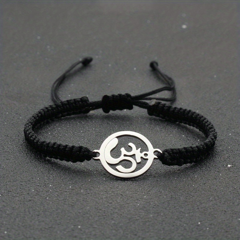 Stainless Steel OM Bracelet for Couples
