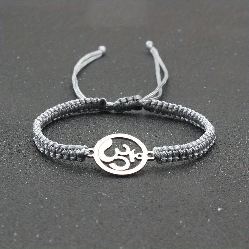 Stainless Steel OM Bracelet for Couples