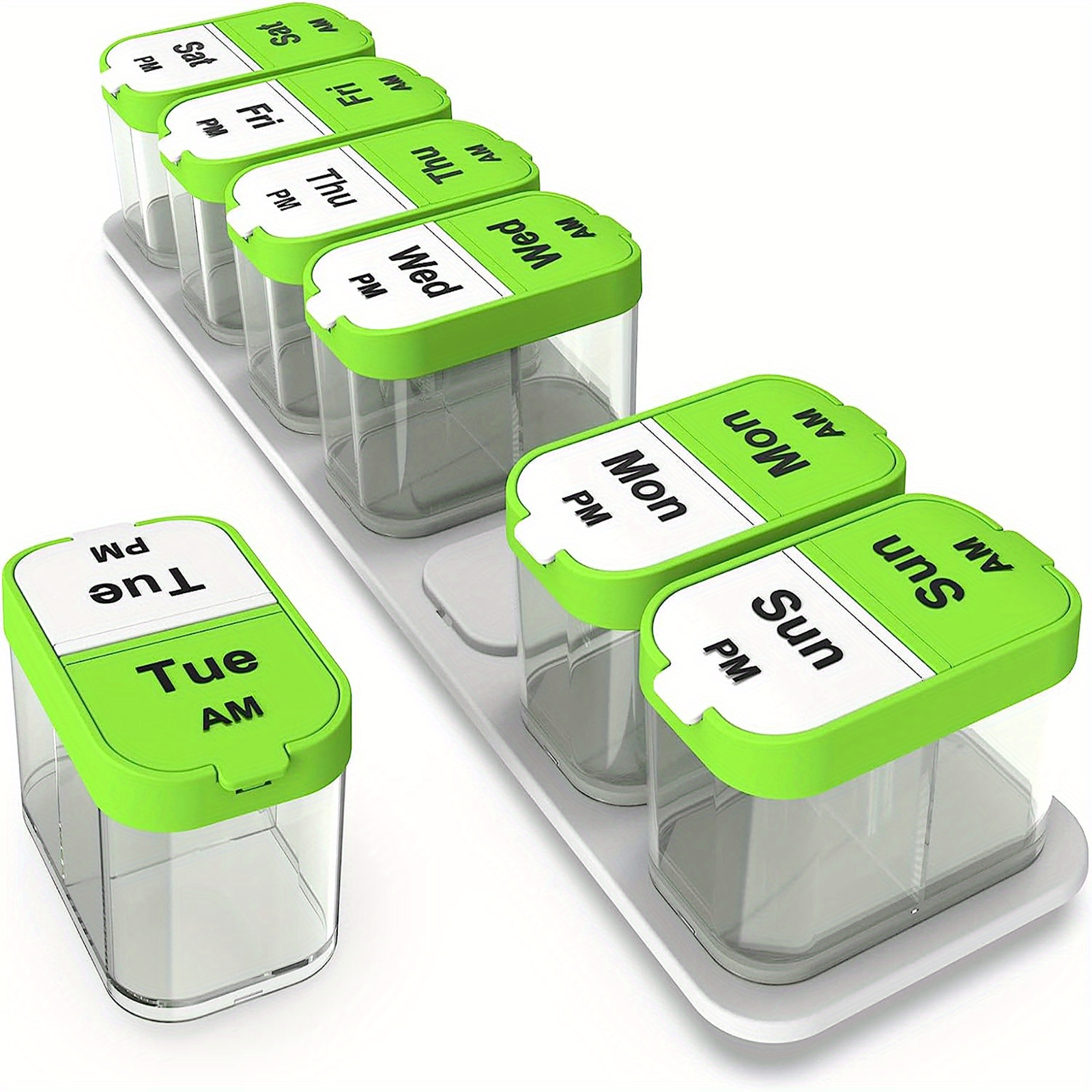 Pill Box Folding Large Capacity Pill Storage Case Household - Temu Norway