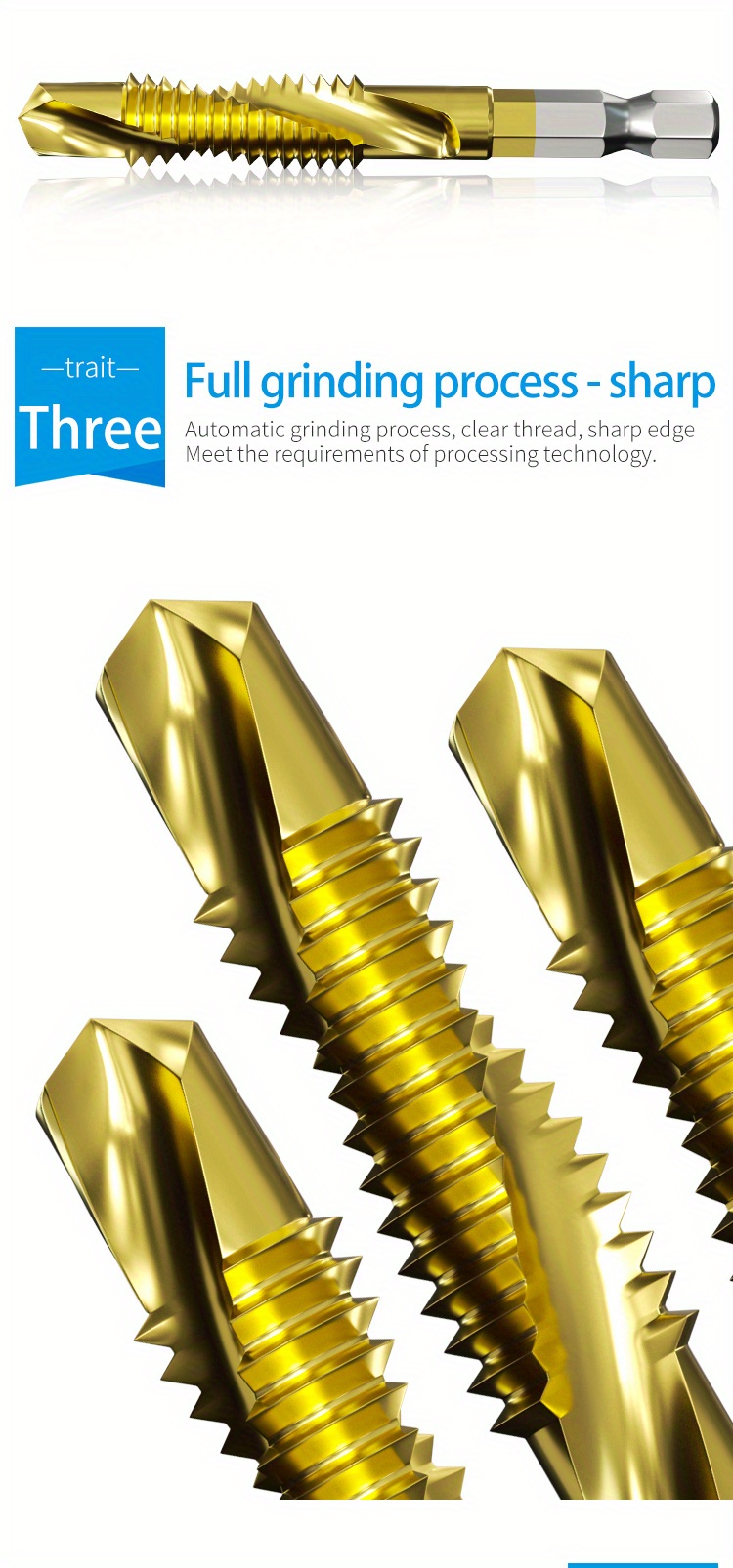 Drilling one Machine Tap Self tapping Drill Bit Temu Netherlands