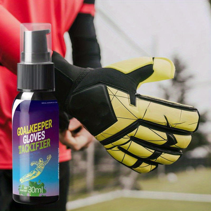 Guante de portero Spray Antideslizante 30ml Refuerzo de agarre para guantes  de fútbol Pegamento Portero Portero Portero en mojado