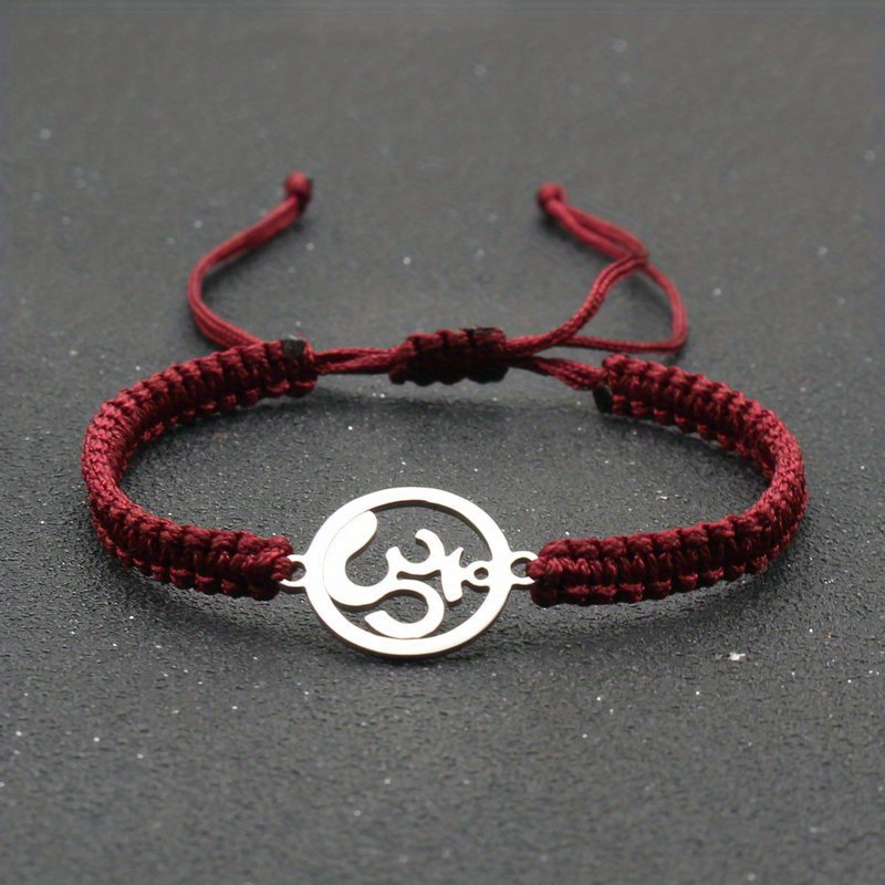 Stainless Steel OM Bracelet for Couples