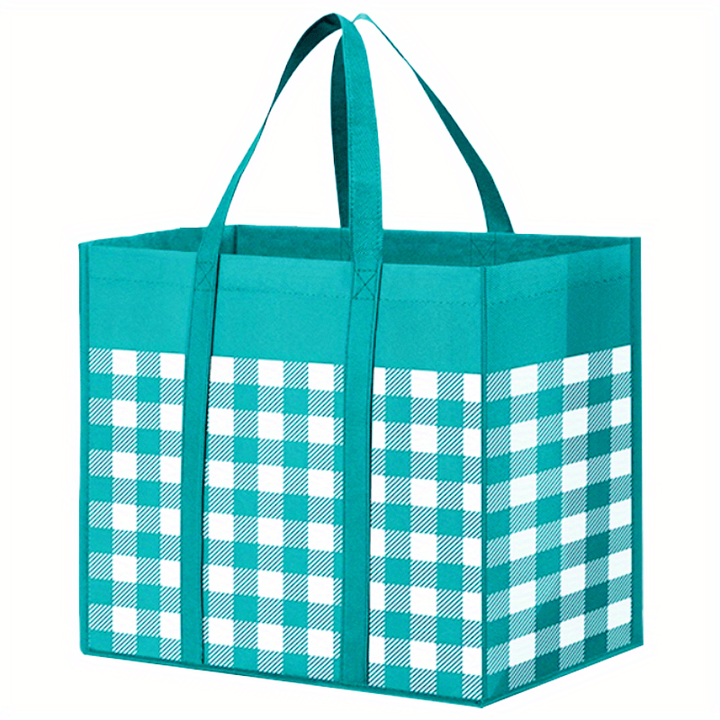 Reusable Grocery Shopping Bags Foldable Tote Eco Friendly 16x10x13in