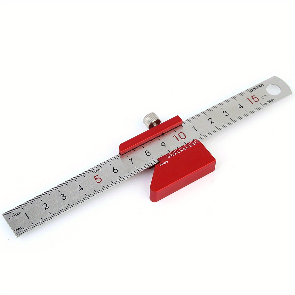 Upgrade Woodworking A 45/90 Degree Steel Ruler Right Angle - Temu