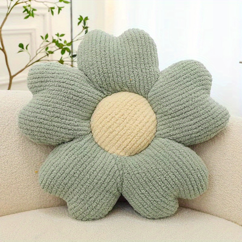 Peloso Peluche Fiore Forma Peluche Cuscino Imbottito Fiore di pesca Fiore  di pesco Bambino Bambini Casa Morbido Fiori Cuscino Home Decor