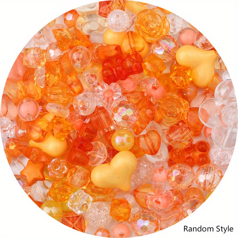 30g Random Mixed Fashion Cute Plastic Acrylic Beads For DIY