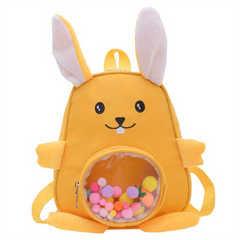 Children's Cartoon Cute Rabbit Backpack, Casual Lightweight School