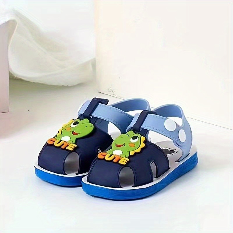 JIAGEYA Cartoon Dinosaur Charm Baby Sandals