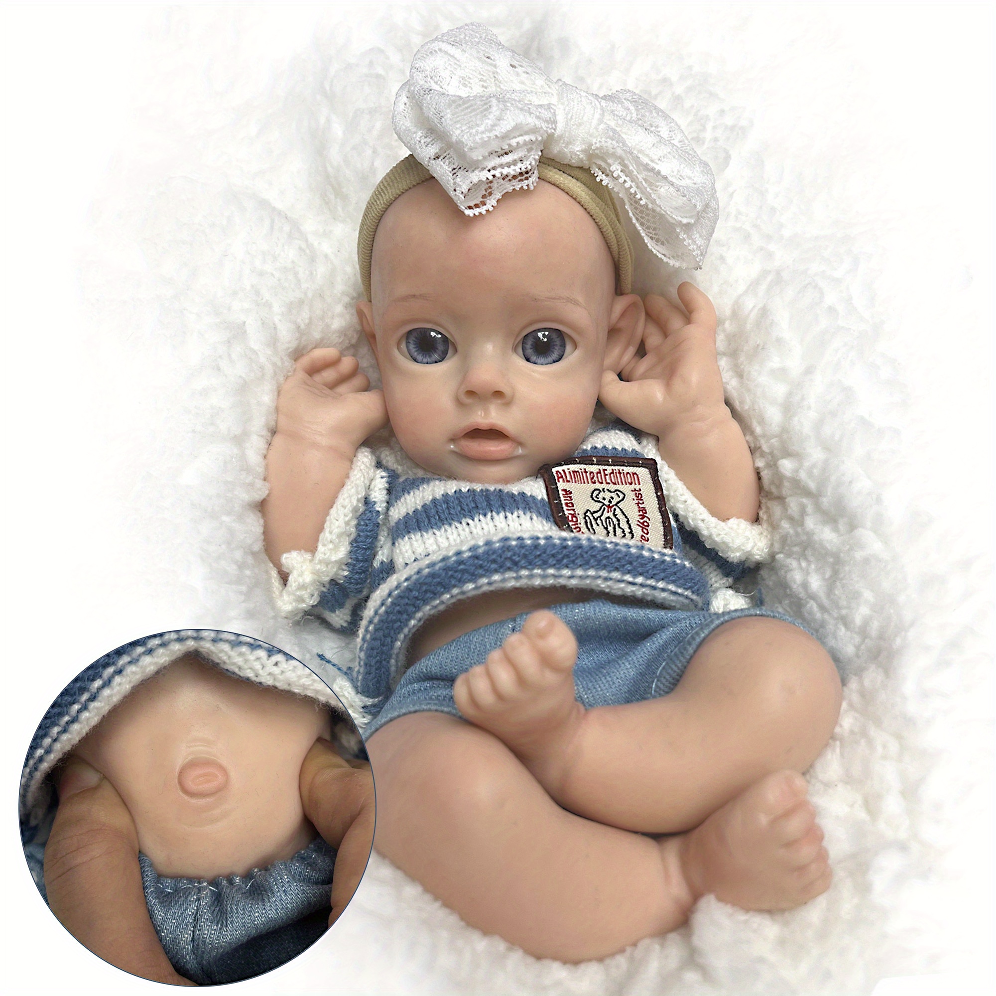 Handmade Solid Silicone Reborn Baby Doll - Perfect Gift For Families! - Temu