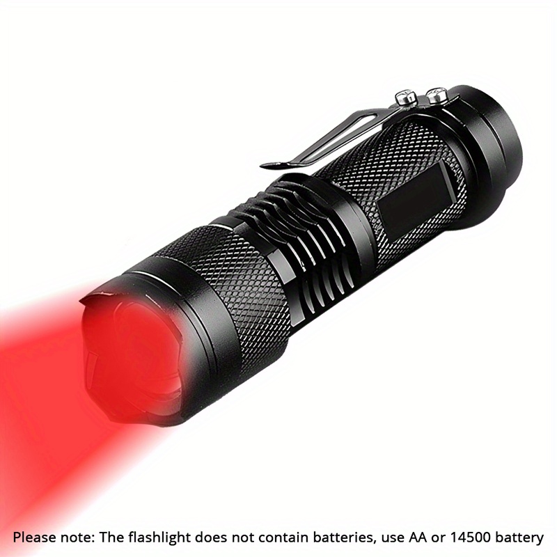 UWOT Taschenlampe Schwarz Camping Licht Multifunktionales Campinglicht,  Schwarz, Weiß, gelb, rot