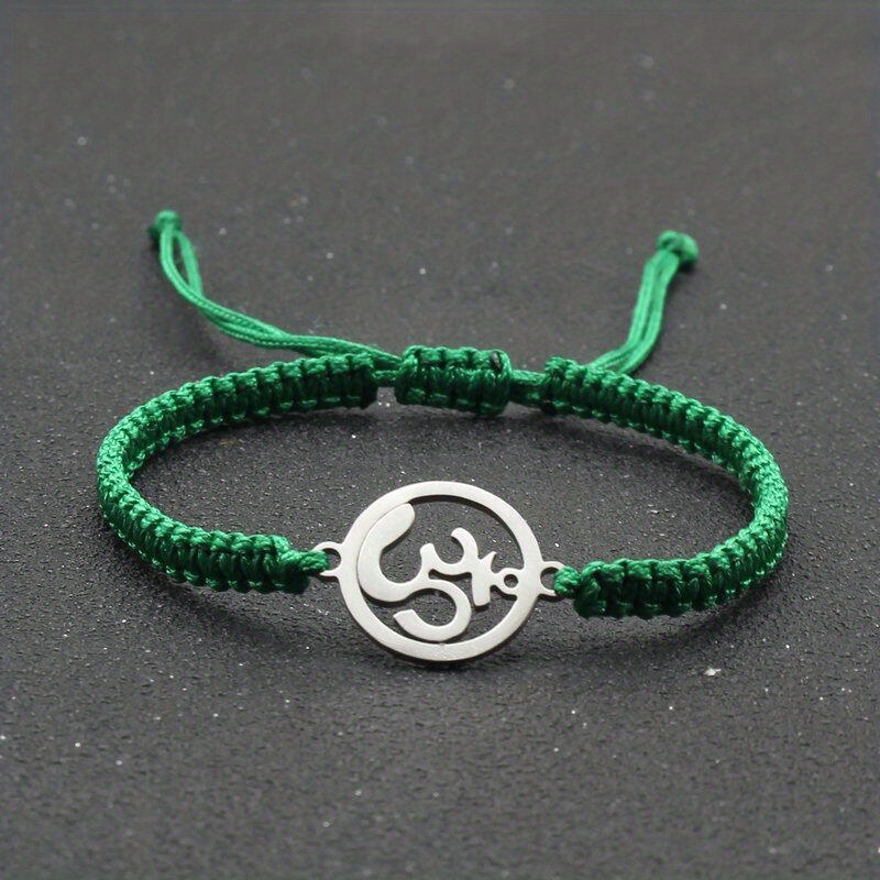 Stainless Steel OM Bracelet for Couples
