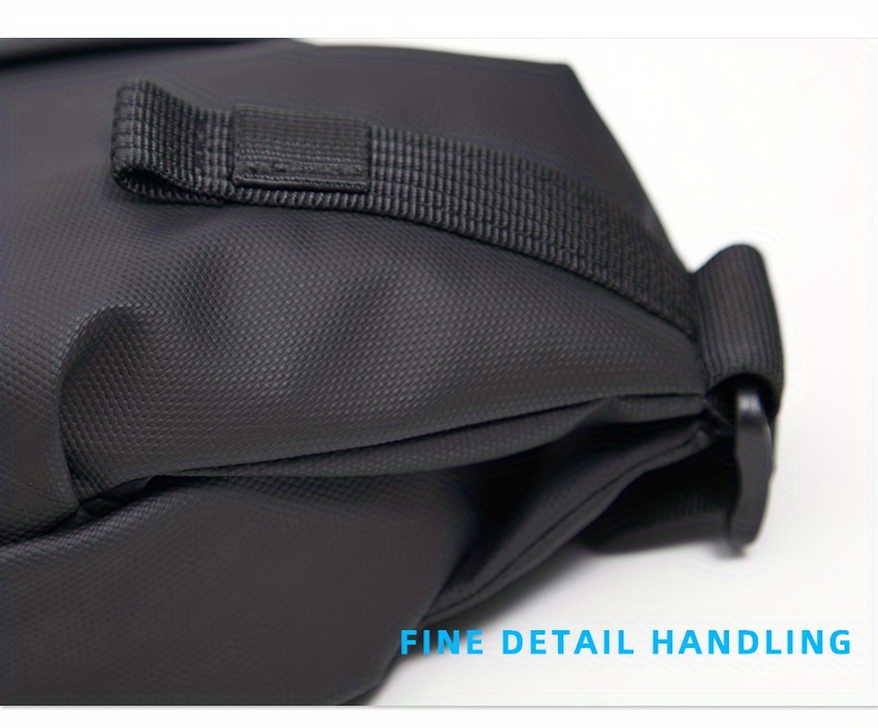 FENRUIEN Men'S Shoulder Crossbody Bag, Trendy Chest Bag, Casual Waist Bag, Lightweight Functional Street-Style Small Bag for