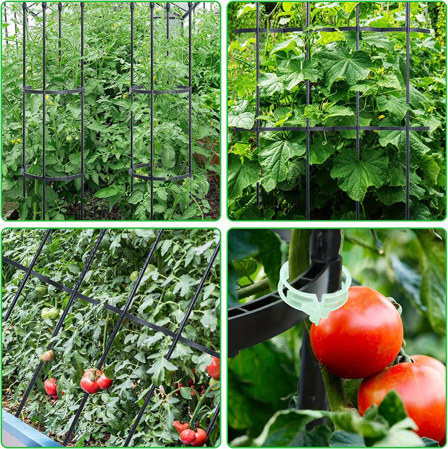 1 Set Garden Trellis Frame Plant Trellis Sticks Tomato Cages Plant