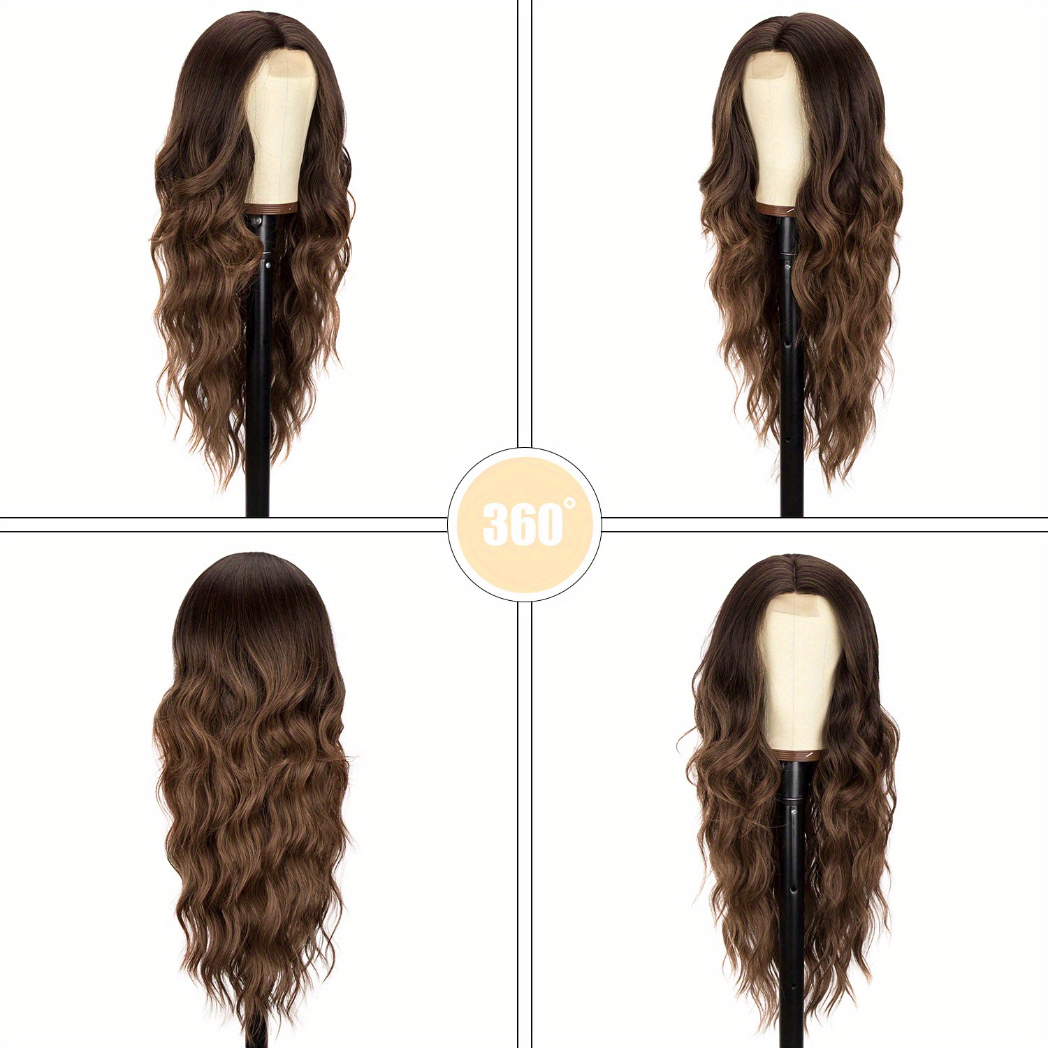 Natural hair shop wigs ombre