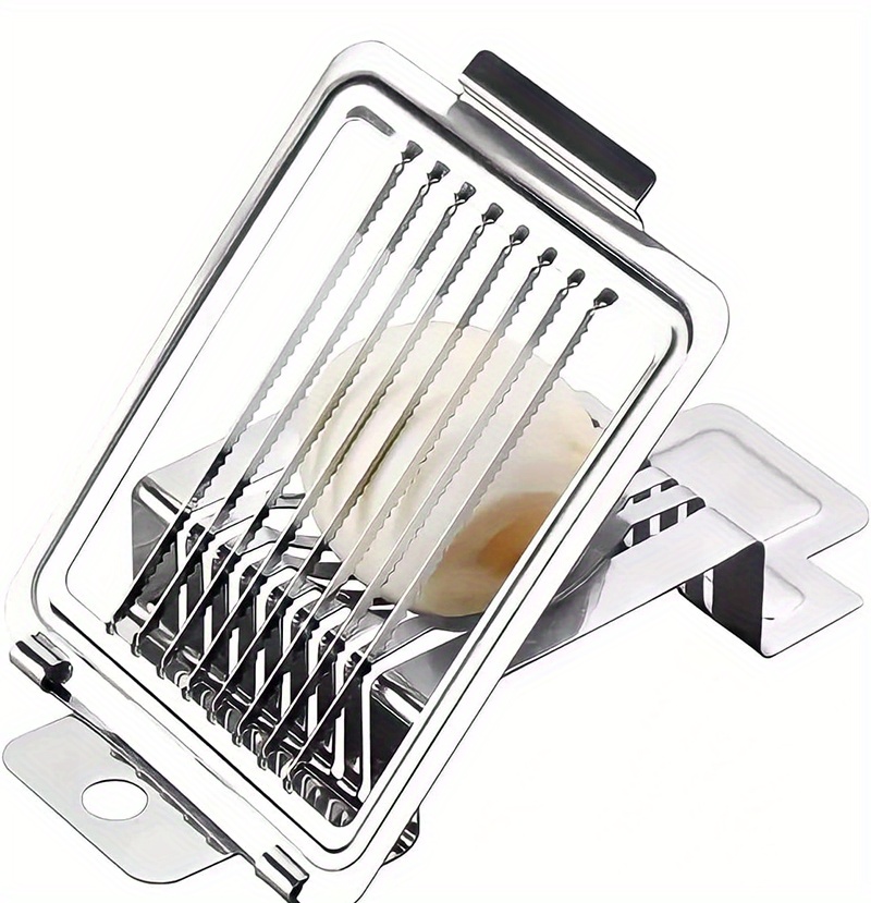 1pc egg slicer hard boiled eggs slicers egg cutter creative egg slicer kitchen egg cutter food slicers   household stainless steel egg slicers kitchen tools kitchen supplies details 1