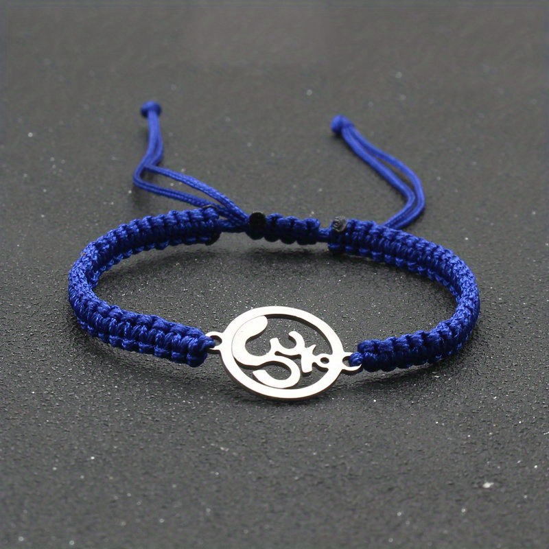 Stainless Steel OM Bracelet for Couples