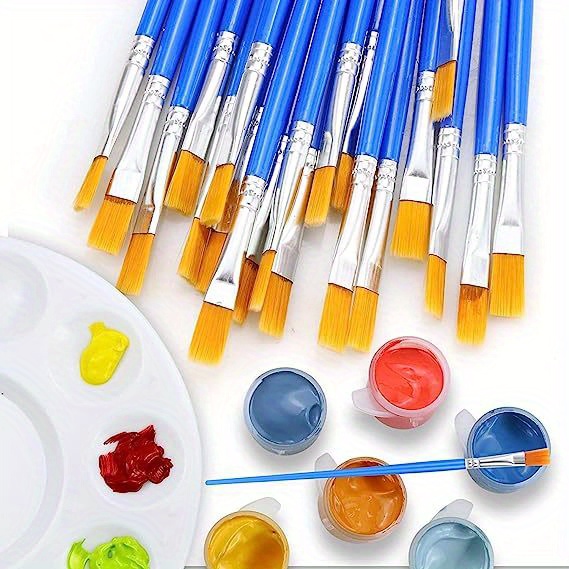 Paint Brushes Touch Classroom Crafts Pointy Acrylic Painting Temu