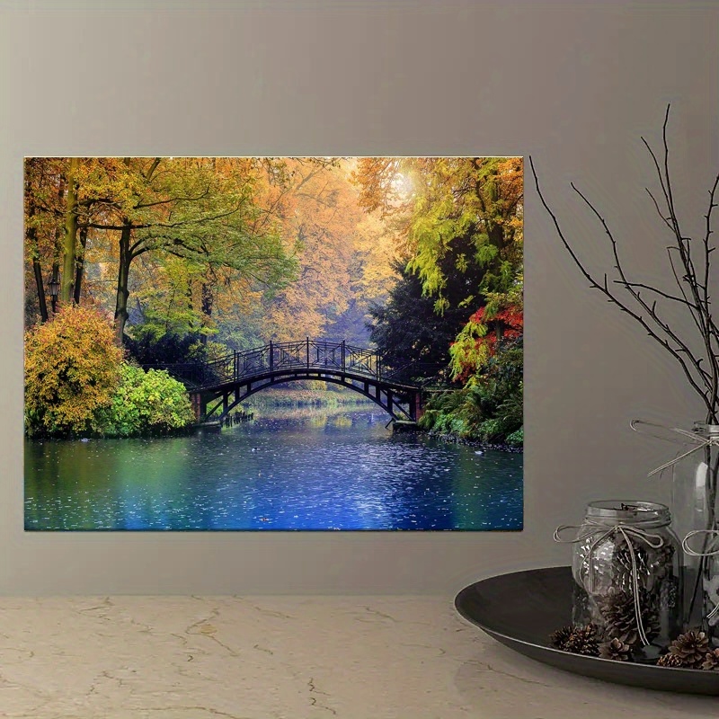 Water Bridge Landscape Painting By Numbers Canvas Pictures Bedroom