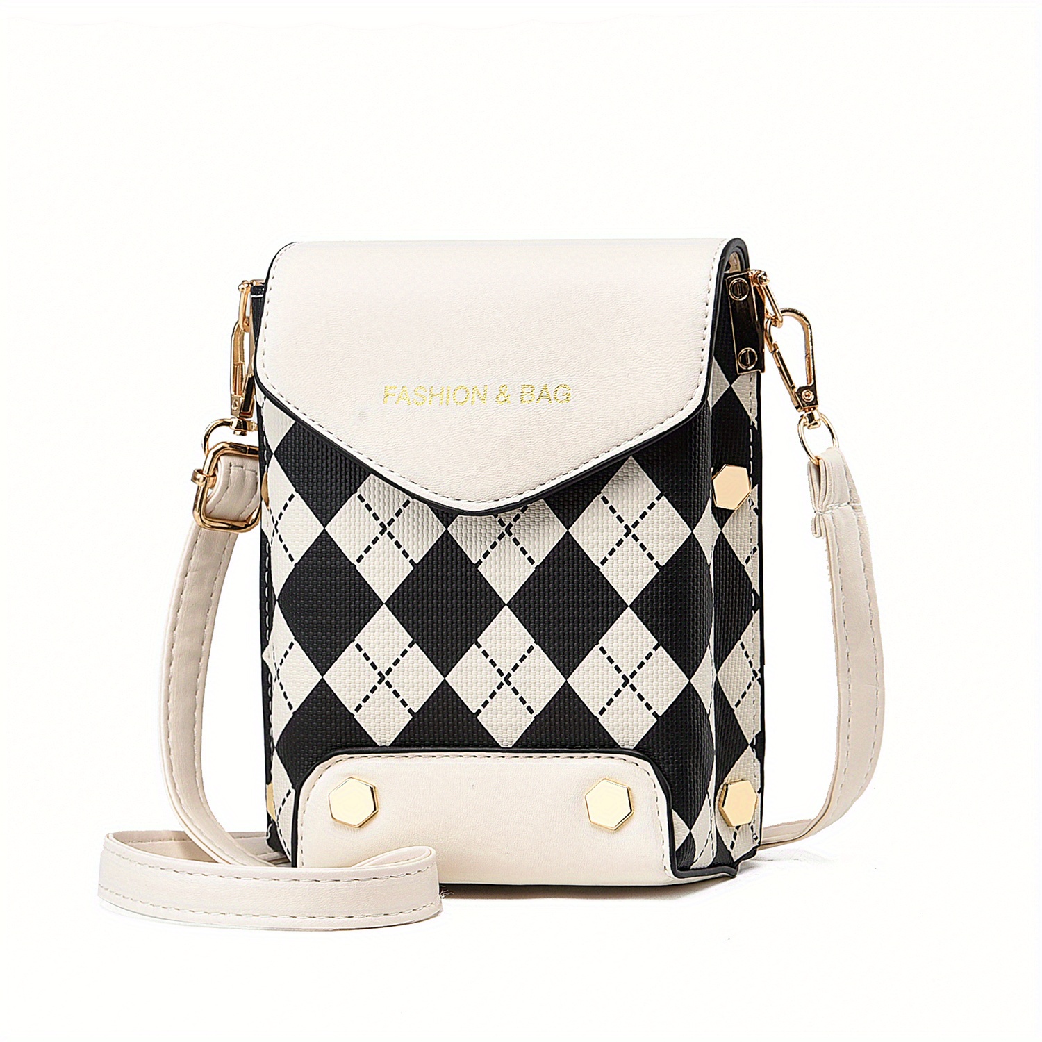 Fashion Messenger Cute Crossbody Handbags Shoulder Bags Flap Bag Clutch  WHITE