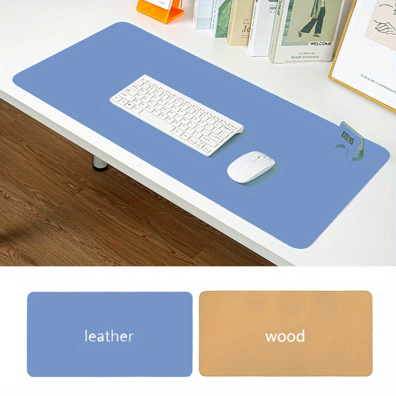 Non-slip Desk Pad, Waterproof Pvc Leather Desk Table Protector, Ultra Thin  Large Mouse Pad, Easy Clean Laptop Desk Writing Mat For Office Work/home/de