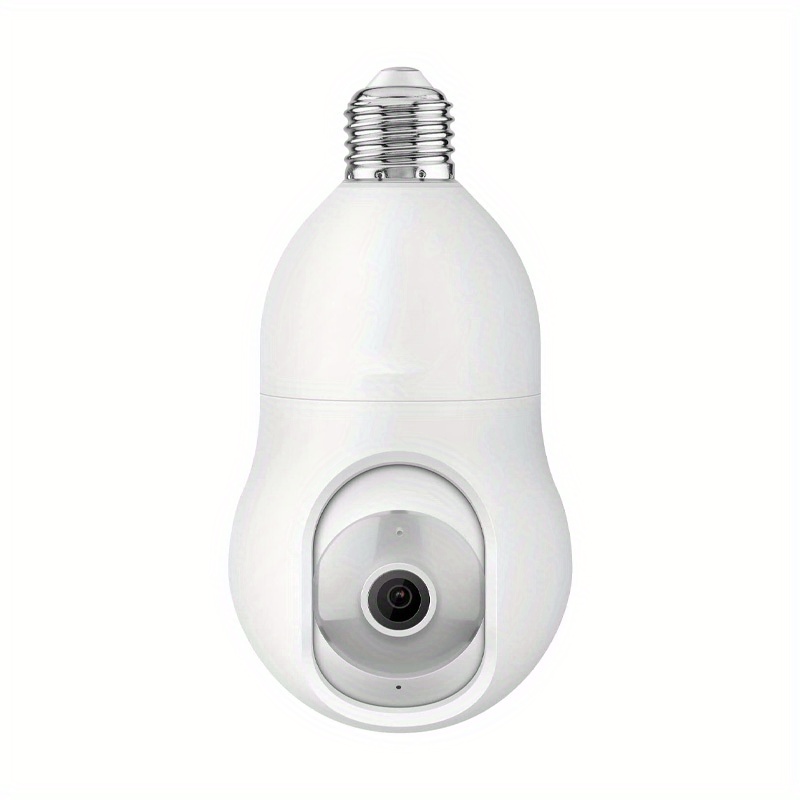 1pc Bulb Security Camera 5ghz 360 1080p Security Camera Wireless ...