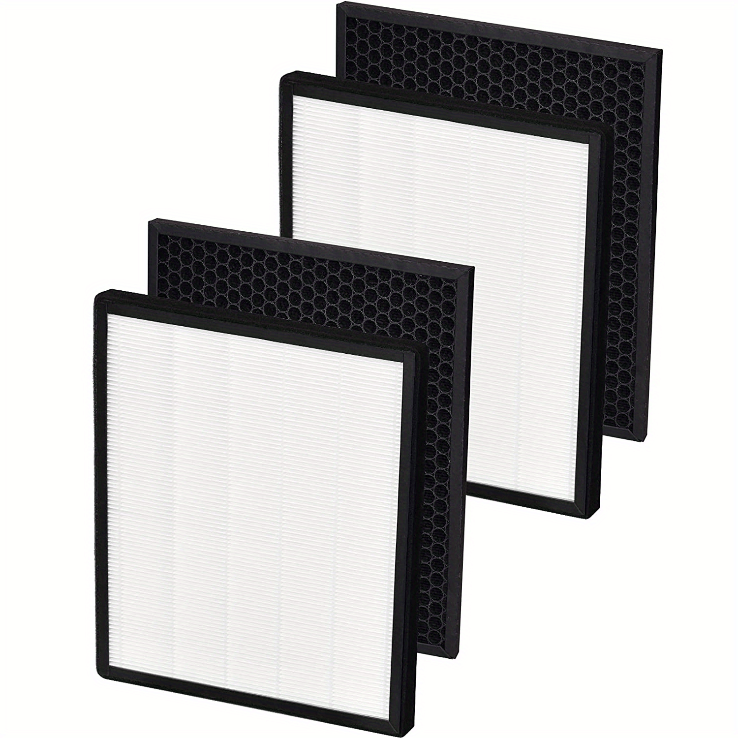 LEVOIT LV-PUR131 Air Purifier Replacement Filter, Hepa and Activated Carbon  Filters Set, LV-PUR131-RF, 2 Pack