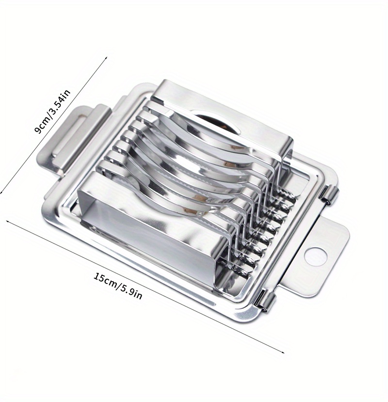 1pc egg slicer hard boiled eggs slicers egg cutter creative egg slicer kitchen egg cutter food slicers   household stainless steel egg slicers kitchen tools kitchen supplies details 0