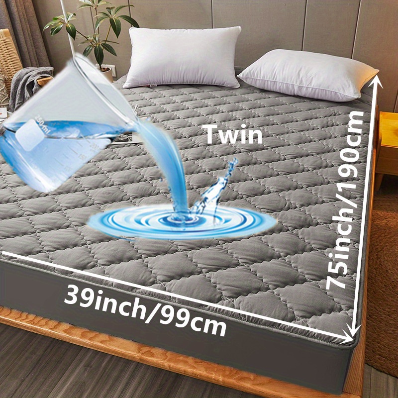 Waterproof And Dust-proof Mattress Protector, Thickened Mattress Cover And  Pillowcases, Anti-urine And Dust Mattress Cover For Bedroom, Soft And  Breathable Bedding Set, 1 Fitted Sheet + 2 Pillowcases - Temu