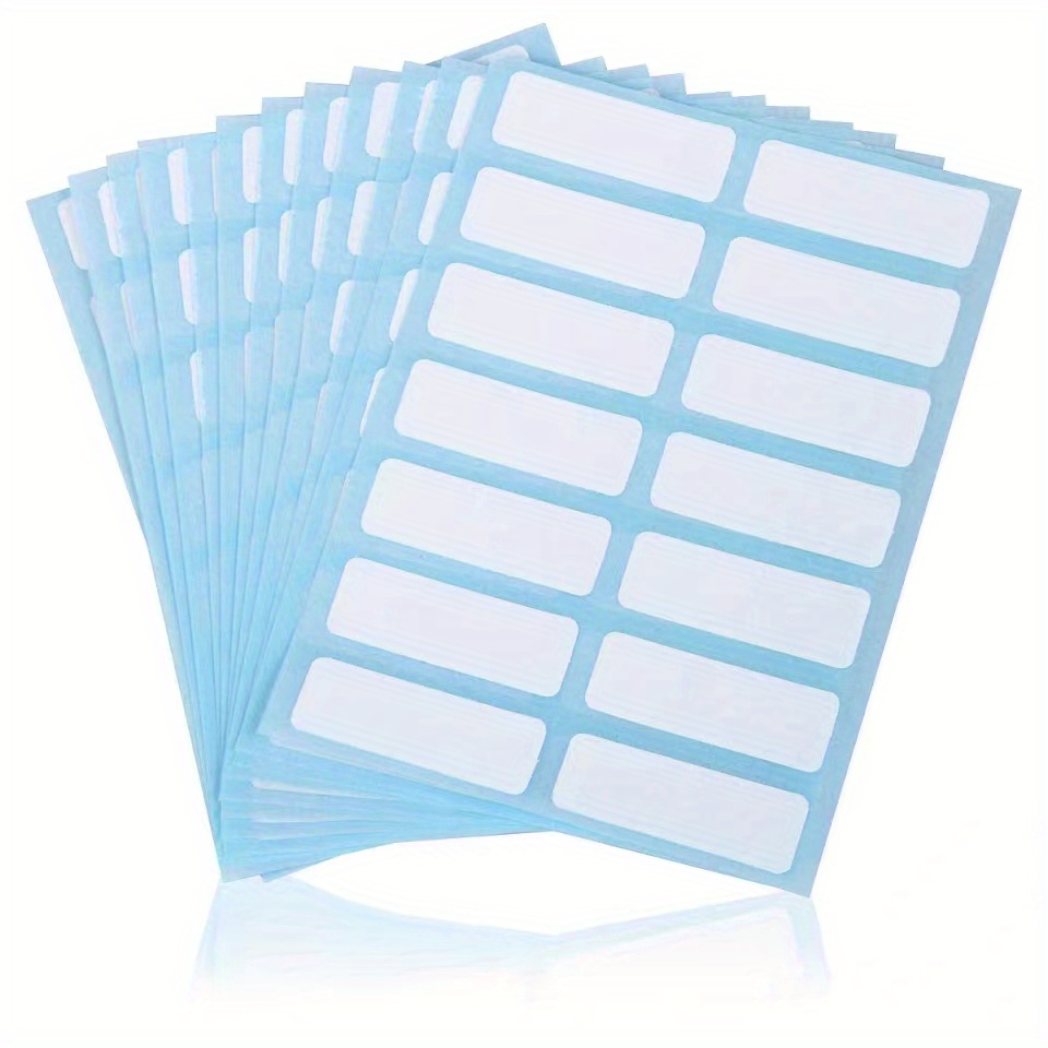 12 Sheets Label Stickers Pack For Office & School