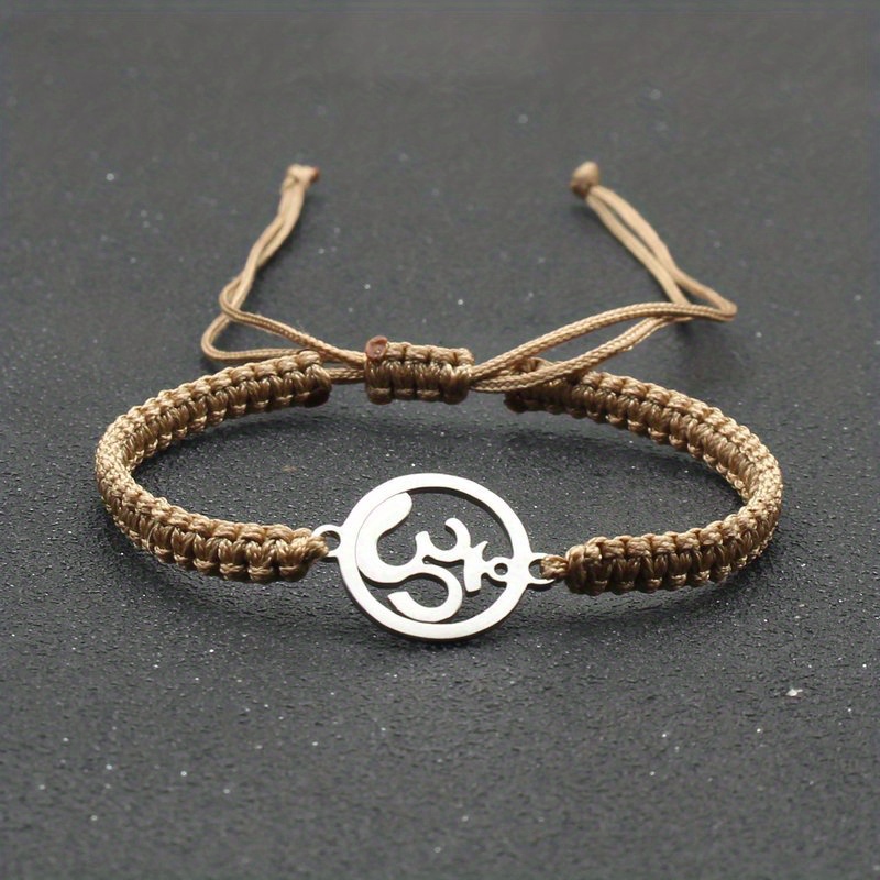 Stainless Steel OM Bracelet for Couples