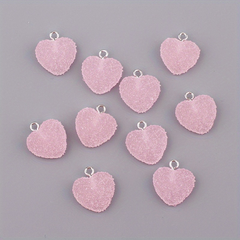 DIY Random Mix Love Heart Bulk Charms For Jewelry Making Supplies