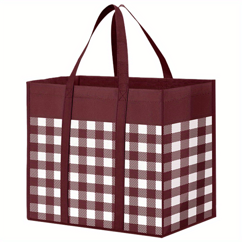 Reusable Grocery Shopping Bags Foldable Tote Eco Friendly 16x10x13in