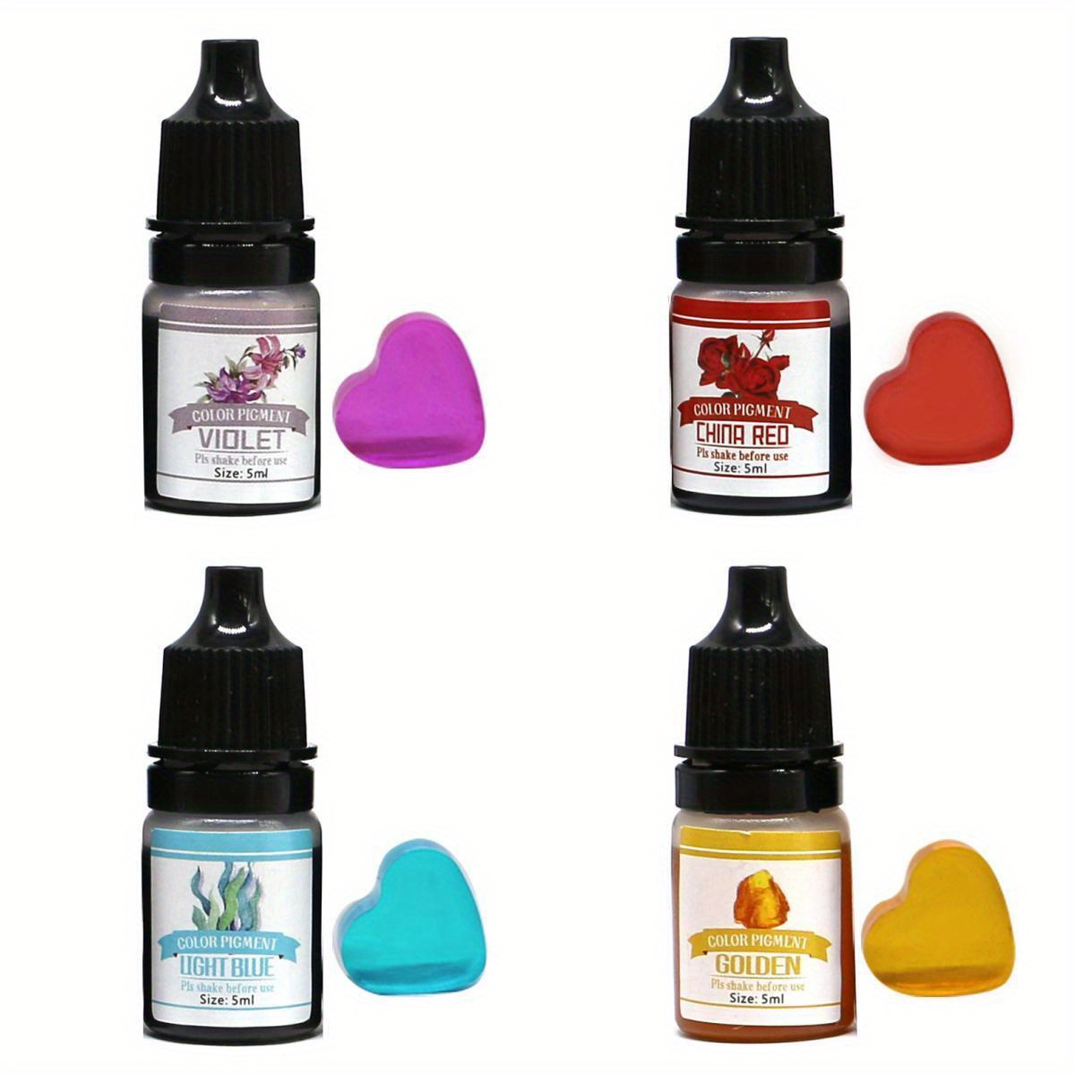 24 Bottles Epoxy Resin Color Pigment Liquid: 24 Colors - Temu