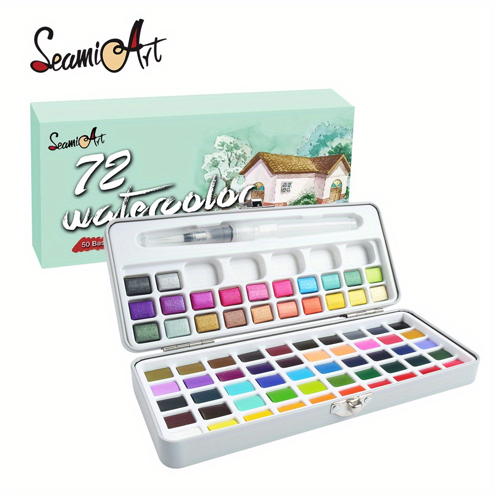 Seamiart 24color Artist Grade Set Colori Acquerelli - Temu Switzerland