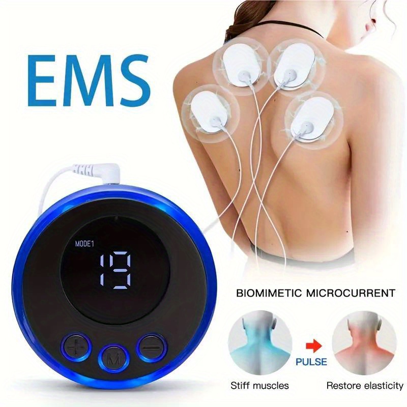 Li-On Recargable EMS Tens Masaje Mini Masajeador Masaje Muscular