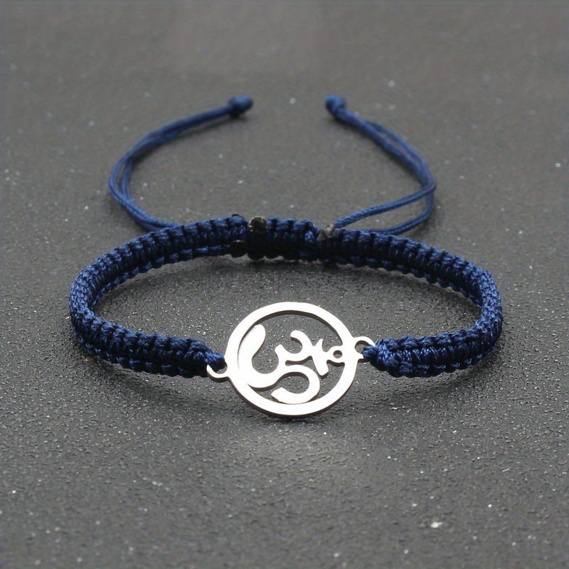 Stainless Steel OM Bracelet for Couples