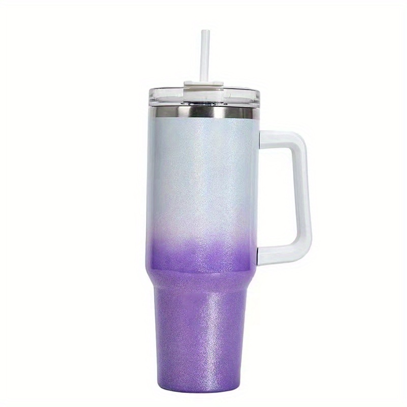 Sparkle On The Go: Stainless Steel Insulated Tumbler With - Temu