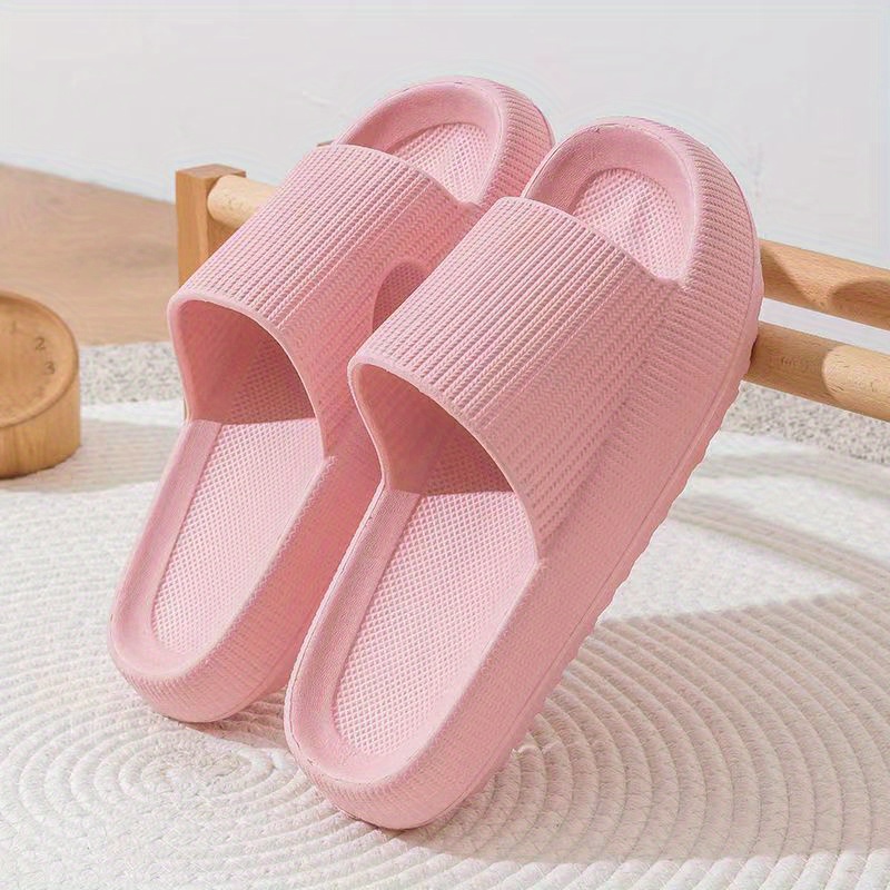 Men's Cloud Slides Pillow Slides, Casual Non Slip Slippers, Open Toe Shoes  For Indoor Outdoor Beach Shower, Spring And Summer - Temu Cyprus