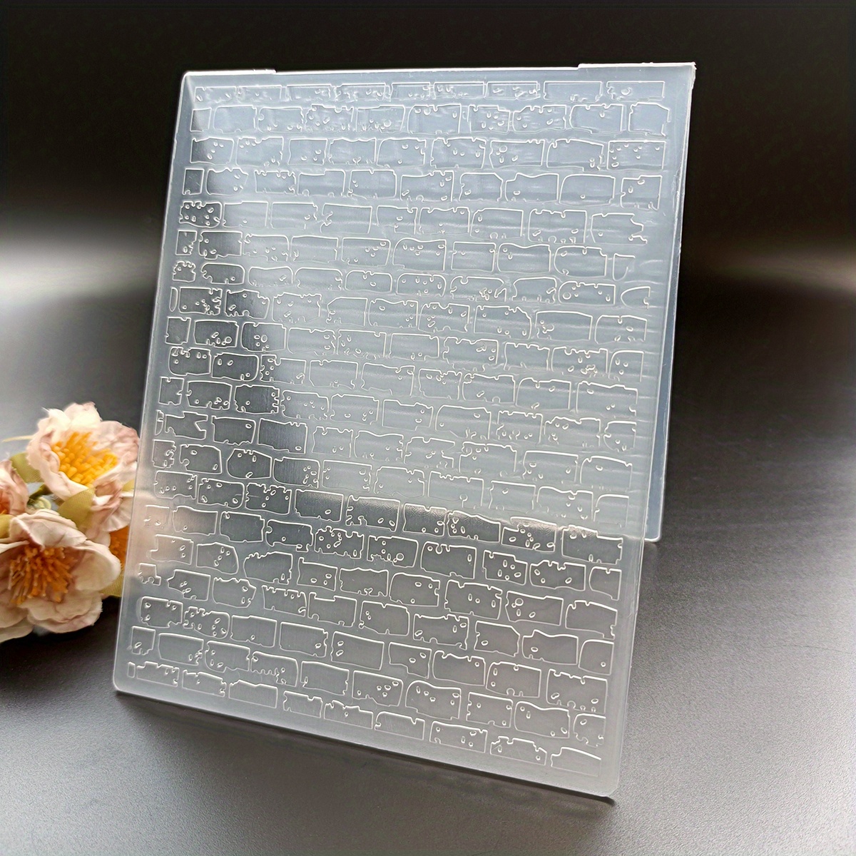 Wall Tiles/bricks Embossed Folder Plastic Embossing Folders - Temu