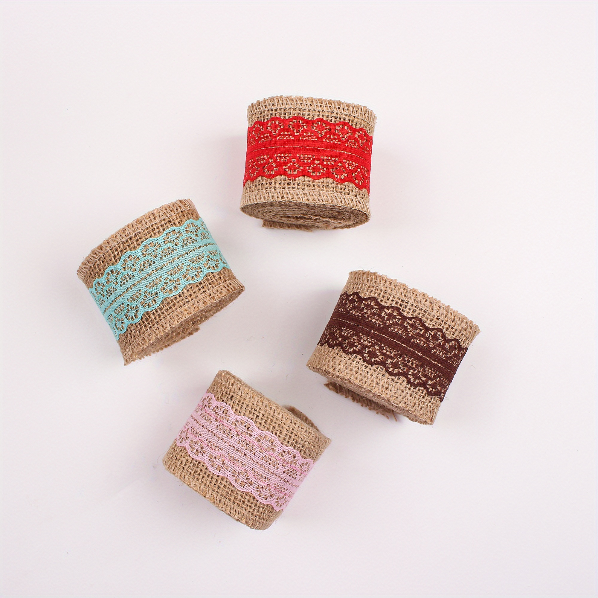 Jute Lace Burlap Decorative Lace Jute Ribbons For Crafts - Temu