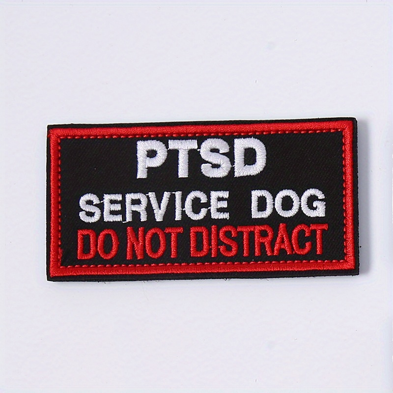 Temu – TEMU Service Dog Patch Vests/harnesses Ptsd Do Not Appliqué Embroidered Fastener Hook & Loop Emblem