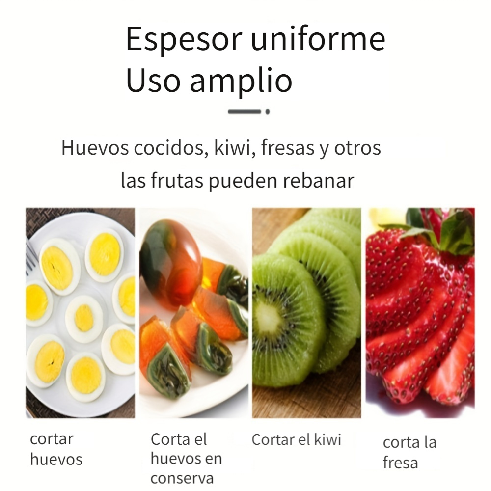 Cortador de huevos para huevos cocidos Cortador de fresas con