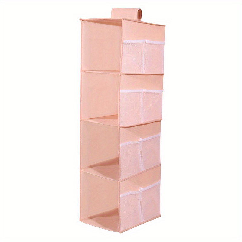1pc Hanging Wardrobe Shelf Organiser Foldable Dustproof Container